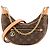 LOUIS VUITTON - Borsa a tracolla Loop Louis Vuitton in canvas monogram Marrone