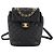 CHANEL - Classic/Timeless Chanel Rucksack aus schwarzem glattem Leder