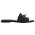 HERMÈS - Sandali Giulia Hermès in pelle liscia nera (T37) Nero - vista 2