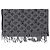 LOUIS VUITTON - Sciarpa Louis Vuitton in cashmere e lana monogrammata nero e grigio - vista 2