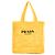 PRADA - Borsa tote in crochet Prada in rafia gialla Giallo