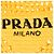PRADA - Borsa tote in crochet Prada in rafia gialla Giallo - vista 5