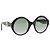 GUCCI - Gafas de sol redondas Gucci en acetato negro