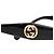 GUCCI - Gafas de sol redondas Gucci en acetato negro - vista 3