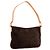 Céline CELINE - Sac à épaule Celine en daim empreinte monogramme triomphe marron vintage - vue 2