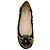 Sapatilhas Prada em pelo de vitelo com estampado de leopardo e ornamentos de cristal Marrom - vista 4