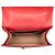 Borsa Red Gucci Mini Calfskin Web Sylvie Chain Satchel Rosso - vista 4