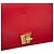 Borsa Red Gucci Mini Calfskin Web Sylvie Chain Satchel Rosso - vista 7