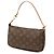 Borsa a tracolla Louis Vuitton Monogram Pochette Accessoires Marrone - vista 2