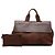 Bolsa Hermès Valparaiso MM em Toile e Swift Marrom - vista 7