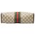 Clutch Gucci GG Supreme Web Ophidia Beige - vista 3