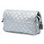 Borsa a tracolla Chanel Medium Quilted Metallic Grained Calfskin Casual Rock Flap Argento - vista 2