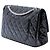 Borsa a tracolla Chanel Reissue 2.55 Double Flap 227 in vernice matelassé blu - vista 2