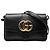 Borsa a tracolla Gucci Small Arli in pelle di vitello nera Nero