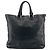 Prada Soft Calf Open Convertible Tote Satchel Schwarz - Ansicht 2