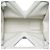 Borsa The Point Triangle Small in pelle bianca Bottega Veneta Bianco - vista 4