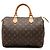 Borsa Boston Louis Vuitton Monogram Speedy 30 Marrone