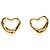 Elsa Peretti Tiffany & Co Orecchini Tiffany Open Heart Jewelry 750(YG) 2.6g D'oro