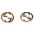 Gucci Interlocking G Ohrringe Schmuck 750(YG) 2.1g Golden