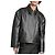 Acne Studios Leder Bikerjacke Schwarz - Ansicht 2