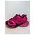 Sneakers Balenciaga Track Rosa e Nero - vista 6