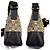 Borsa a tracolla Gucci GG Canvas e pelle nera Nero - vista 4