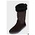 CHANEL braune Wildlederstiefel mit Pelzfutter - EU 37 gebraucht - Ansicht 3