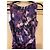 Autre Marque Kenneth Cole New York Midi-Kleid mit Blumenprint Mehrfarben Lila - Ansicht 2