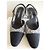 Chanel Slingback Tweed e Paillettes Argentate 38.5 Nero Silver hardware - vista 7