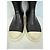 Botas de lluvia Chanel de goma negra logo CC - Talla 39 Negro Blanco - vista 5