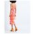 Autre Marque 8By Yoox Strick-Midikleid mit Wirbelprint Pink Orange Hellblau - Ansicht 4