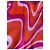 Autre Marque 8By Yoox Strick-Midikleid mit Wirbelprint Pink Orange Hellblau - Ansicht 5