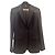 Burberry Blazer mit schwarzem Lederbesatz