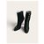 Stivaletti Valentino Garavani Rockstud in camoscio nero - vista 3