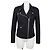 Golden Goose Bikerjacke aus schwarzer Wolle