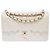 Borsa CHANEL Timeless/Classique in Pelle Bianca - 103935 Bianco - vista 3