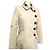 Christian Lacroix Abrigo de Algodón Bordado Multicolor Beige
