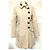 Christian Lacroix Abrigo de Algodón Bordado Multicolor Beige - vista 16