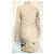 Christian Lacroix Abrigo de Algodón Bordado Multicolor Beige - vista 4