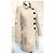 Christian Lacroix Abrigo de Algodón Bordado Multicolor Beige - vista 6