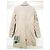 Christian Lacroix Abrigo de Algodón Bordado Multicolor Beige - vista 9