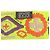 Pañuelo de seda Hermès Twilly Kelly En Perle H Logo Naranja Púrpura Amarillo - vista 4
