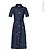 Altuzarra Kieran Kleid aus Denim Blau