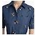 Altuzarra Kieran Kleid aus Denim Blau - Ansicht 4