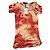 Isabel Marant Tie-Dye Mini-Kleid aus Baumwolle Rot Beige Orange