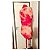 Isabel Marant Tie-Dye Mini-Kleid aus Baumwolle Rot Beige Orange - Ansicht 10