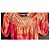 Isabel Marant Tie-Dye Mini-Kleid aus Baumwolle Rot Beige Orange - Ansicht 12