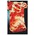 Isabel Marant Tie-Dye Mini-Kleid aus Baumwolle Rot Beige Orange - Ansicht 5