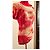 Isabel Marant Tie-Dye Mini-Kleid aus Baumwolle Rot Beige Orange - Ansicht 7