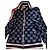 Gucci GG Monogram Sportjacke blau und weiß Bordeaux